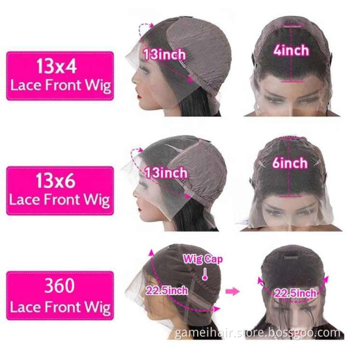 new arrival 100% HD lace front virgin cuticle aligned pre-plucked human hair wigs  for black women lady